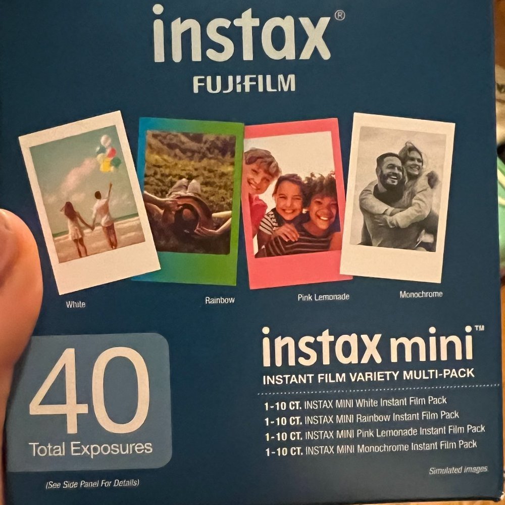 Fujifilm Instax Mini Film - Variety 40 Pack NIB expires 6/2025